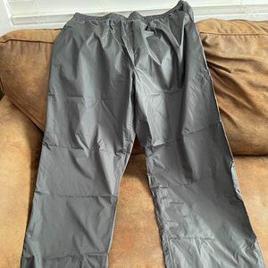 Never-Worn Men's Waterproof Rain Pants, Size XXL